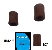 NUDO ROSCA-ROSCA 1/2"-PVC -75 UD-AQUA-Q