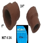 REDUCTOR DE 1'' A 3/4''ROSC-ROSC-PVC-30 PC-AQUA-Q